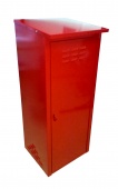 Шкаф для одного газового баллона 50 л оцинкованный (красный)