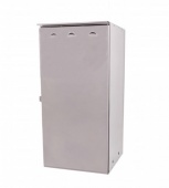 Шкаф металлический для одного газового баллона 27 л (серый)
