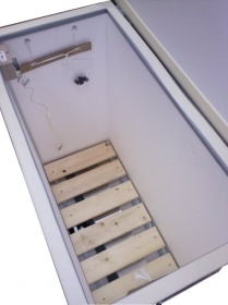 Термошкаф балконный Погребок 3 с вентиляцией и перегородкой