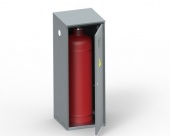 Шкаф для 1-го газового баллона 40 л ШГР (кислород, ацетилен)